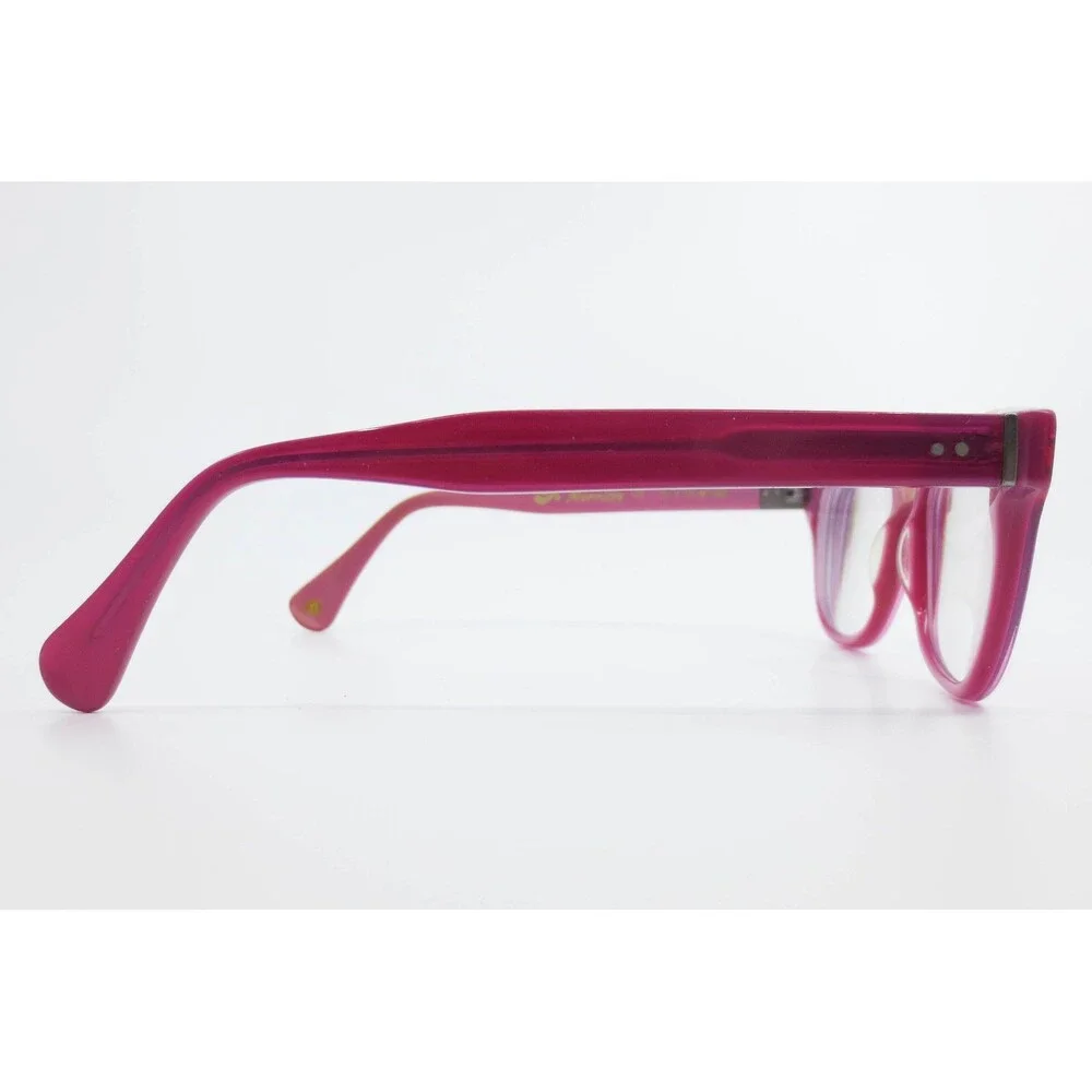 Vinyl Factory Morrison C5 Eyeglasses Magenta Pink Round Frames 50-18-140 France